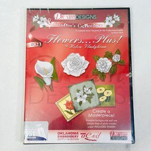 Dream Designs Crafter's Collection #823 Flowers Plus - New